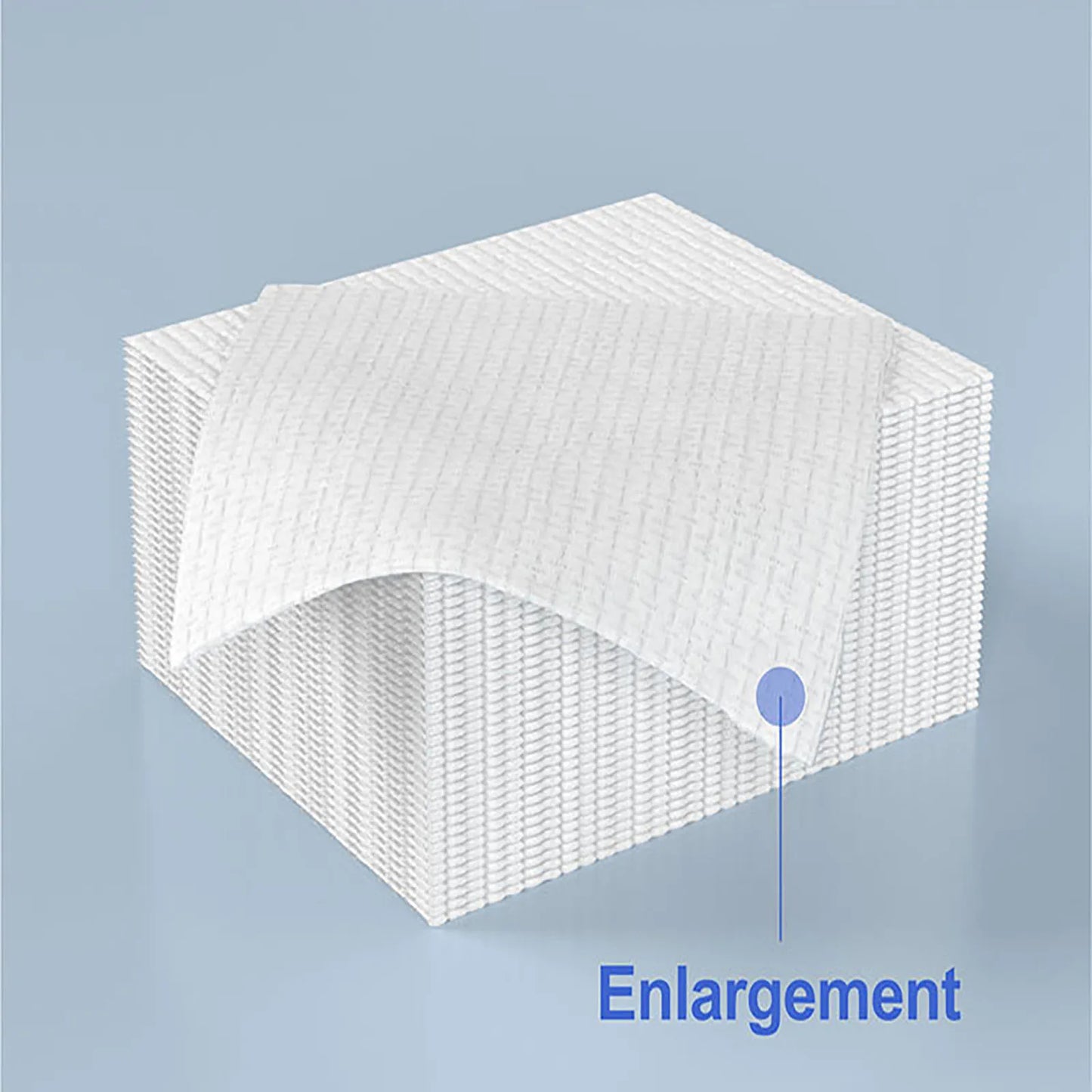 Disposable Face Wash Towel, Thick Cotton, Soft.