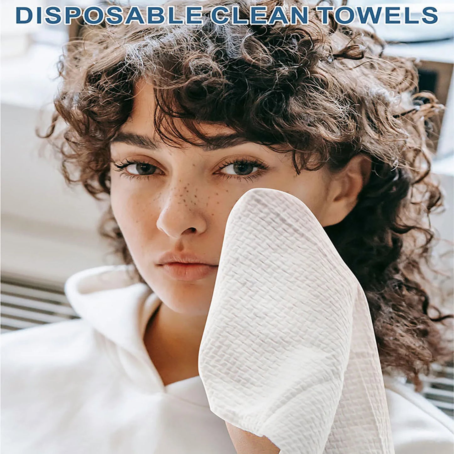 Disposable Face Wash Towel, Thick Cotton, Soft.