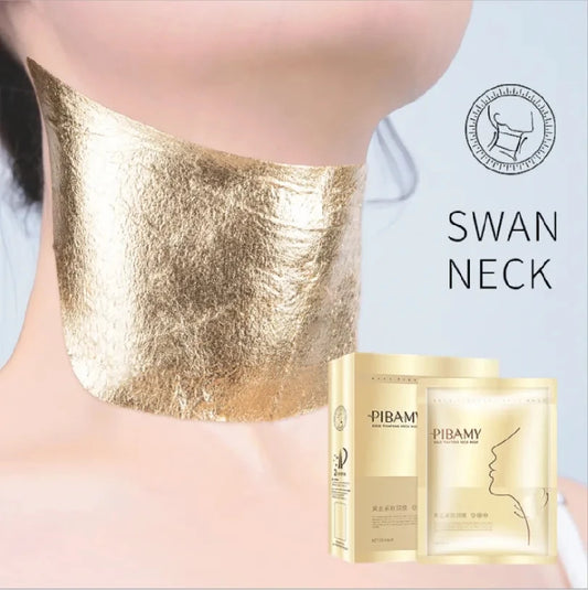 10Pcs Golden Neck Lifting Mask